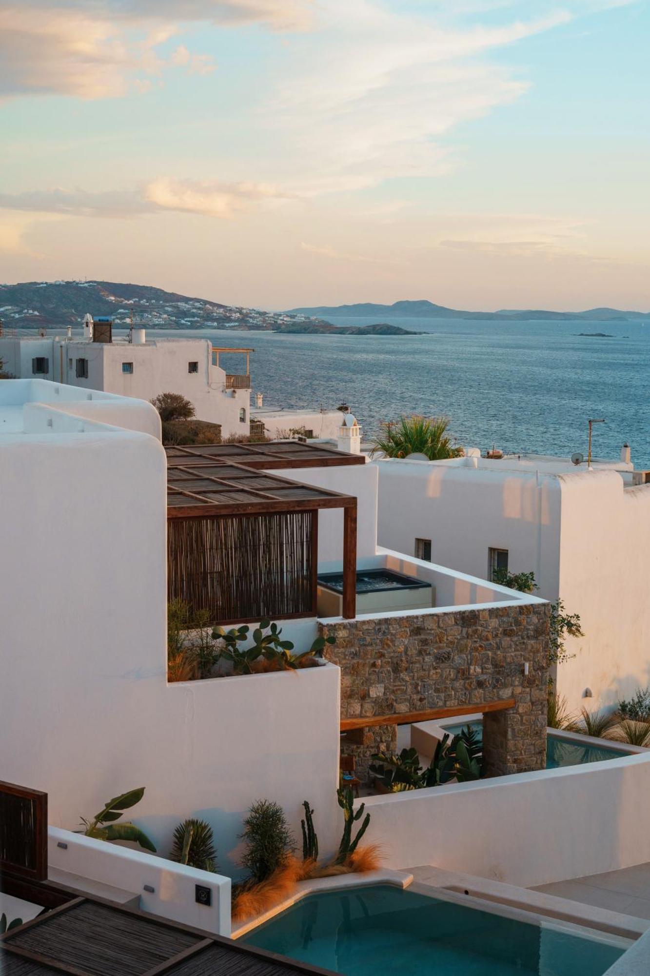 Bard De Sol Hotell Mykonos Town Eksteriør bilde